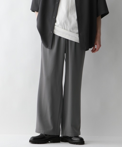 セール】【LUXURY+EASY】＜接触冷感＞ラグイージー/ドレープワイド