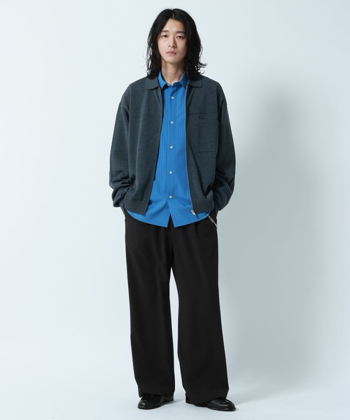 接触冷感【LUXURY+EASY】 DRAPE WIDE BUGGY EASY PANTS / ラグイージー
