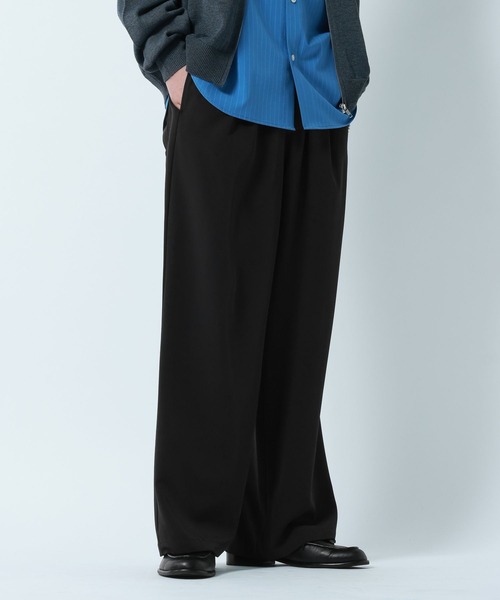 RAGEBLUE(レイジブルー)の「【LUXURY+EASY】 DRAPE WIDE BUGGY EASY PANTS / ラグイージードレープワイドイージーパンツ(スラックス・メンズ・グリーン/グレー/ライトグレー/ブラック/ブラウン/ダークグレー/グレー系その他/ライトブルー・SMALL/MEDIUM/LARGE)」の22枚目の写真