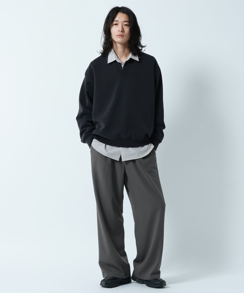 RAGEBLUE(レイジブルー)の「【LUXURY+EASY】 DRAPE WIDE BUGGY EASY PANTS / ラグイージードレープワイドイージーパンツ(スラックス・メンズ・グリーン/グレー/ライトグレー/ブラック/ブラウン/ダークグレー/グレー系その他/ライトブルー・SMALL/MEDIUM/LARGE)」の19枚目の写真