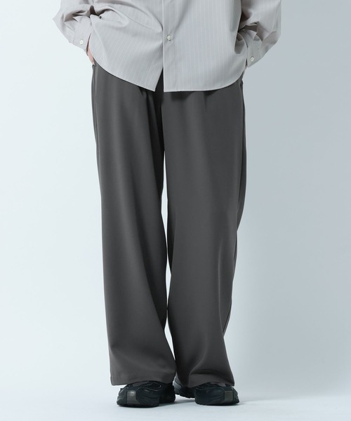 RAGEBLUE(レイジブルー)の「【LUXURY+EASY】 DRAPE WIDE BUGGY EASY PANTS / ラグイージードレープワイドイージーパンツ(スラックス・メンズ・グリーン/グレー/ライトグレー/ブラック/ブラウン/ダークグレー/グレー系その他/ライトブルー・SMALL/MEDIUM/LARGE)」の16枚目の写真