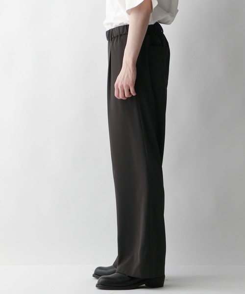 LUXURY+EASY】 DRAPE WIDE BUGGY EASY PANTS / ラグイージードレープ