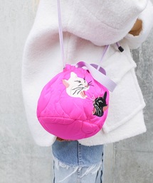新品❗️コロンと丸い　可愛いフェザーbag ピンク Amazon | [ピンキーアンドダイアン] バッグ インターバル
