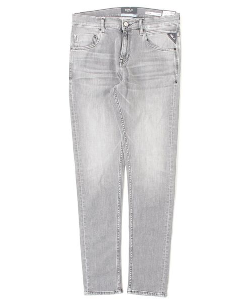 REPLAY(リプレイ)の「スリムフィットMICKYM オーガニックコットンストレッチデニム(デニムパンツ・メンズ・グレー・W28xL32/W29xL32/W30xL32/W32xL32/W36xL32/W34xL32/W33xL32/W31xL32)」の1枚目の写真