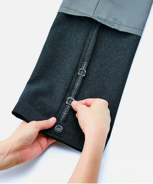 etre pret（エトレプレ）の「多サイズ対応 裾上げ不要 ストレートパンツ ※セットアップ可（スーツパンツ・レディース・ネイビー/チャコールグレー・11号/9号/13号/5号/7号/15号）」の16枚目の写真