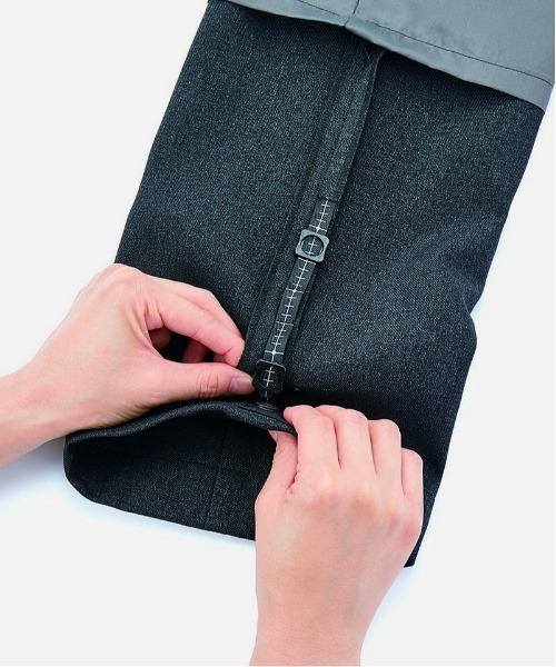 etre pret（エトレプレ）の「多サイズ対応 裾上げ不要 ストレートパンツ ※セットアップ可（スーツパンツ・レディース・ネイビー/チャコールグレー・11号/9号/13号/5号/7号/15号）」の17枚目の写真