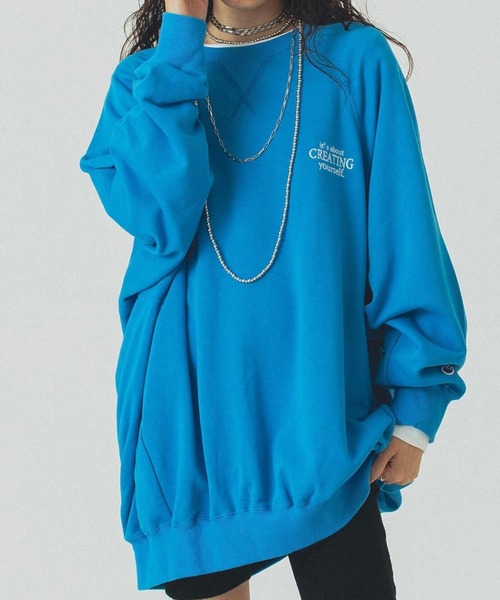 セール】【Champion別注】ROSE BUD×Champion BIG SWEAT（スウェット