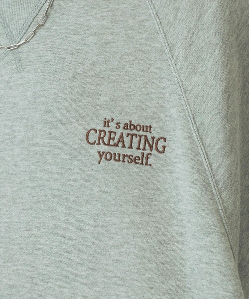 Champion（チャンピオン）の「【Champion別注】ROSE BUD×Champion BIG SWEAT（スウェット・レディース・ネイビー/ブラック/グレー/ブルー/グリーン・ONE SIZE）」の15枚目の写真