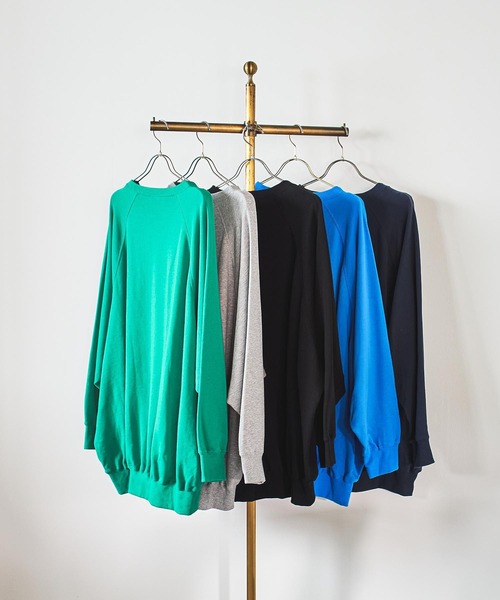 Champion（チャンピオン）の「【Champion別注】ROSE BUD×Champion BIG SWEAT（スウェット・レディース・ネイビー/ブラック/グレー/ブルー/グリーン・ONE SIZE）」の7枚目の写真