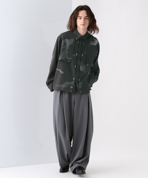 HARE◆長袖シャツ/FREE/--/BLK/無地/HAL06428AD HARE 「HARE」 長袖シャツ FREE ブラック メンズ : ZOZOTOWN