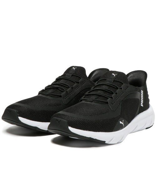 PUMA(プーマ)の「プーマ PUMA SOFTRIDE フレックス レース EASE IN ALT ワイド(スニーカー・メンズ・ブラック・25.5cm/26.5cm/27.5cm/25.0cm/26.0cm/27.0cm/28.0cm)」の7枚目の写真