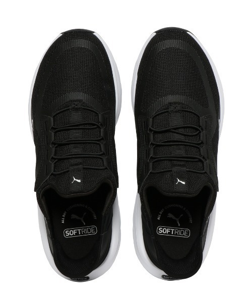 PUMA(プーマ)の「プーマ PUMA SOFTRIDE フレックス レース EASE IN ALT ワイド(スニーカー・メンズ・ブラック・25.5cm/26.5cm/27.5cm/25.0cm/26.0cm/27.0cm/28.0cm)」の5枚目の写真