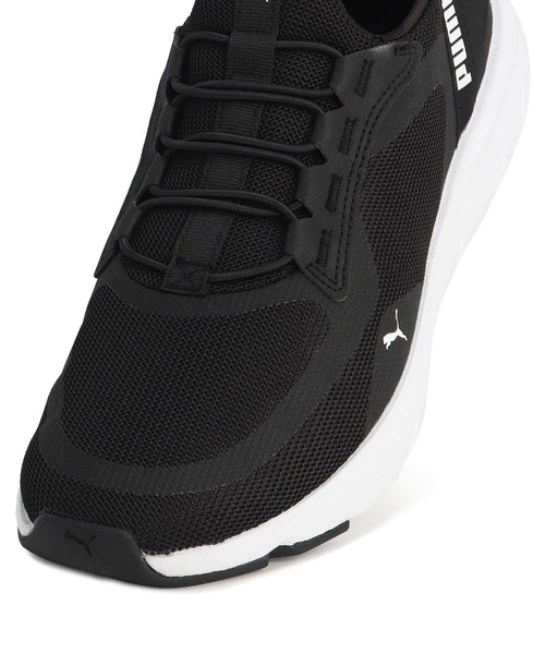 PUMA(プーマ)の「プーマ PUMA SOFTRIDE フレックス レース EASE IN ALT ワイド(スニーカー・メンズ・ブラック・25.5cm/26.5cm/27.5cm/25.0cm/26.0cm/27.0cm/28.0cm)」の3枚目の写真