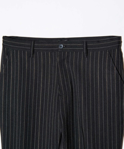 glamb（グラム）の「Sparkle Stripe Jogger Pants / スパークルストライプジョガーパンツ（その他パンツ・メンズ・ブラック/ブルー/チャコール・S/M/L）」の19枚目の写真