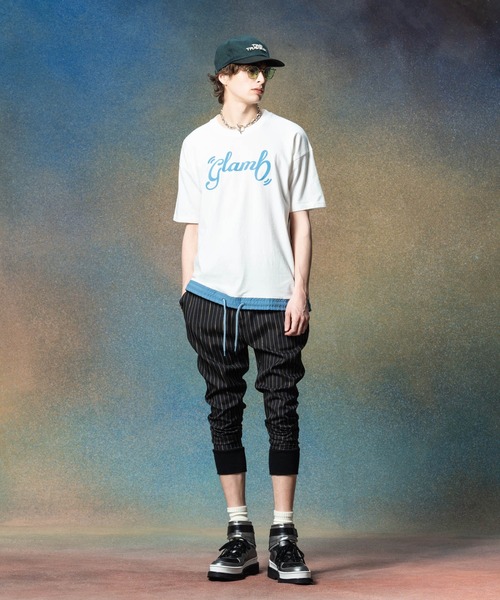 Sparkle Stripe Jogger Pants / スパークルストライプジョガー