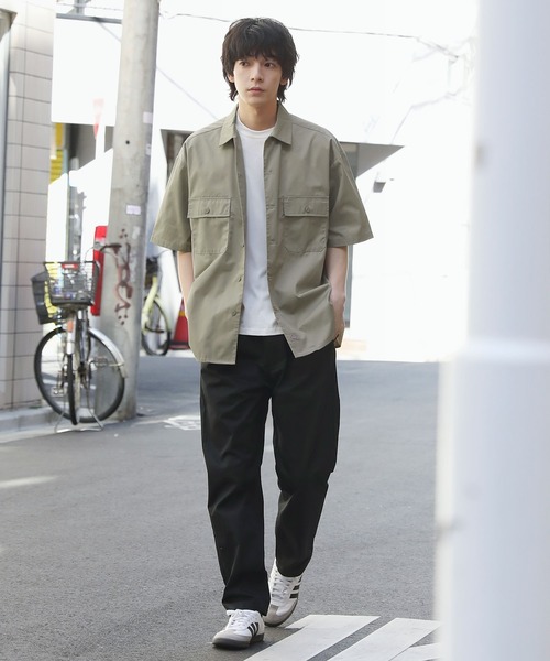 Dickies(ディッキーズ)の「Dickies TCツイル/デニムテーパードイージーパンツ(その他パンツ・メンズ・ブラック系/チャコール/ブラック/カーキ/ベージュ/ブルー系・M/LL/L)」の12枚目の写真