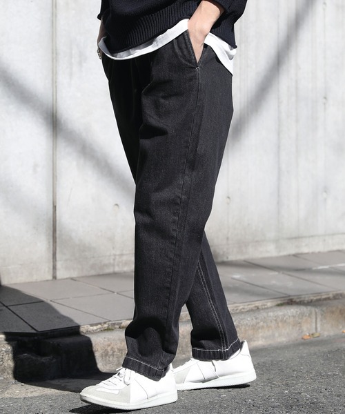 Dickies(ディッキーズ)の「Dickies TCツイル/デニムテーパードイージーパンツ(その他パンツ・メンズ・ブラック系/チャコール/ブラック/カーキ/ベージュ/ブルー系・M/LL/L)」の13枚目の写真