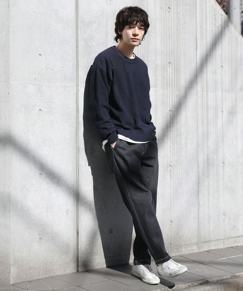 Dickies(ディッキーズ)の「Dickies TCツイル/デニムテーパードイージーパンツ(その他パンツ・メンズ・ブラック系/チャコール/ブラック/カーキ/ベージュ/ブルー系・M/LL/L)」の14枚目の写真