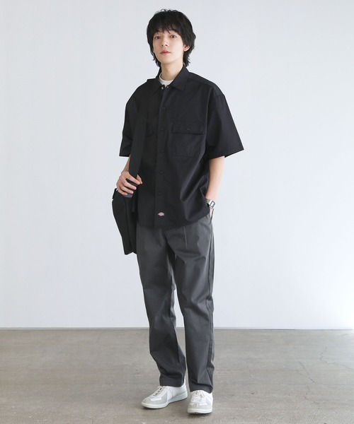 Dickies(ディッキーズ)の「Dickies TCツイル/デニムテーパードイージーパンツ(その他パンツ・メンズ・ブラック系/チャコール/ブラック/カーキ/ベージュ/ブルー系・M/LL/L)」の18枚目の写真