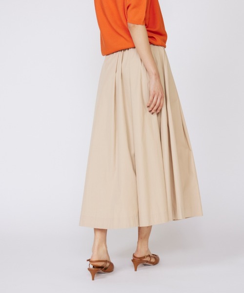 INED（イネド）の「タフタロングタックスカート（スカート・レディース・チャコールグレー/ベージュ・9号/11号/7号）」の16枚目の写真