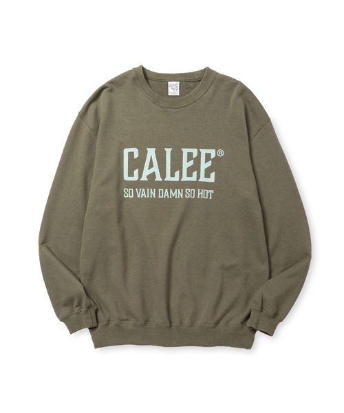 CALEE(キャリー)の「CALEE NATIONAL LOGO CREW NECK SW(スウェット・メンズ・ブラック/オリーブ/ネイビー/オレンジ・X-LARGE/LARGE/MEDIUM/SMALL/XX-LARGE)」の2枚目の写真