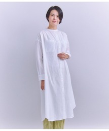 Slab Yarn Cotton Lawn ボリュームシャツドレス