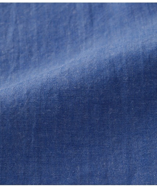 SIPULI（シプリ）の「Slab Yarn Cotton Lawn ボリュームシャツドレス（ワンピース・レディース・ブルー/ホワイト・2）」の6枚目の写真