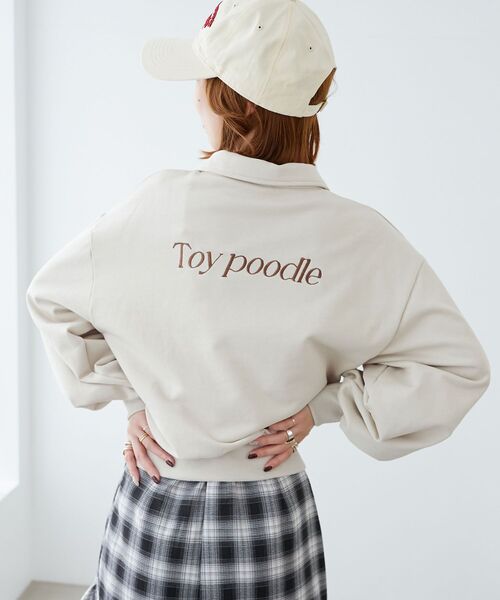 MAJESTIC LEGON(マジェスティックレゴン)の「SZKコラボ ZIPスウェット(スウェット・レディース・ベージュ/ネイビー/グレー・MEDIUM)」の20枚目の写真