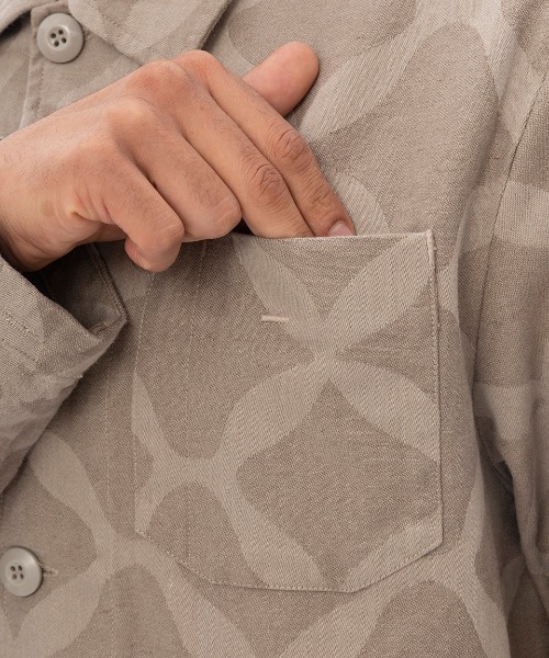RVCA(ルーカ)の「RVCA メンズ LA ORNAMENT CHORE ジャケット 【2025年春夏モデル】/ルーカカバーオール(ブルゾン・メンズ・サンドベージュ・SMALL/MEDIUM/LARGE/X-LARGE)」の3枚目の写真