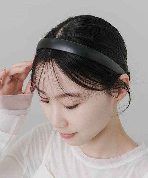 SMELLY（スメリー）の「シンプルカチューシャ（カチューシャ・レディース・ブラック・-）」の3枚目の写真