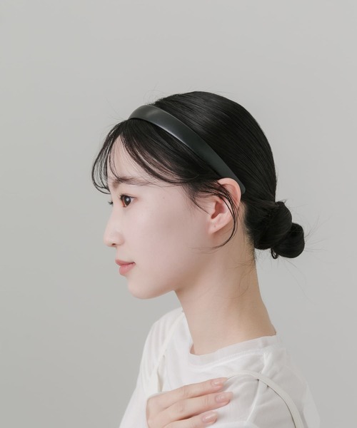 SMELLY（スメリー）の「シンプルカチューシャ（カチューシャ・レディース・ブラック・-）」の5枚目の写真