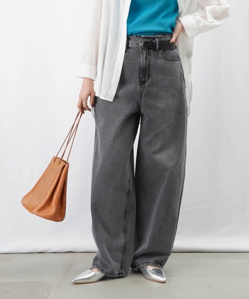 LUCA/LADY LUCK LUCA(ルカ/レディラックルカ)の「LC/LLL 脚長カーブパンツ(デニムパンツ・レディース・ブラック/ブルー・36/38)」の9枚目の写真