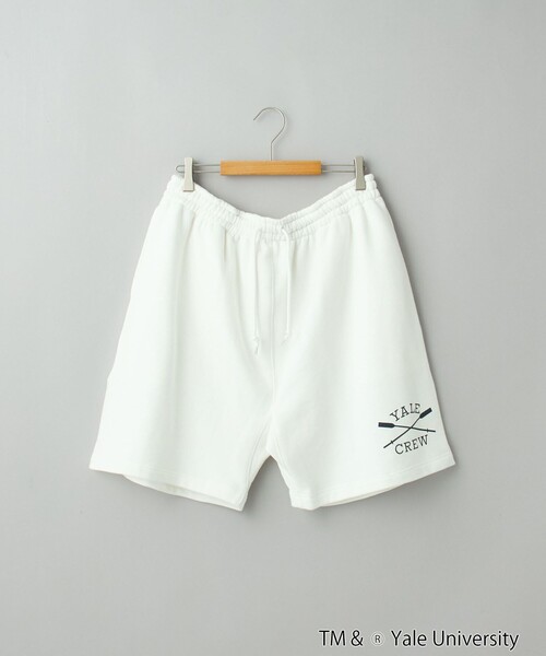 coen(コーエン)の「YALE別注 スウェットショーツ(その他パンツ・メンズ・ホワイト/ネイビー/コバルトブルー・M/L)」の2枚目の写真
