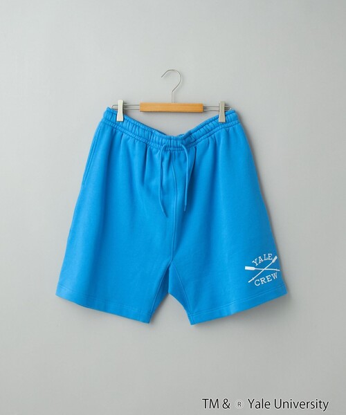 coen(コーエン)の「YALE別注 スウェットショーツ(その他パンツ・メンズ・ホワイト/ネイビー/コバルトブルー・M/L)」の1枚目の写真