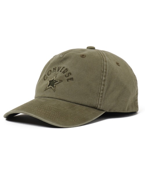 CONVERSE（コンバース）の「∴WEGO/CONVERSE WASHED TWILL 6P CAP（キャップ・レディース・カーキ/ブラック/ネイビー・FREE）」の5枚目の写真