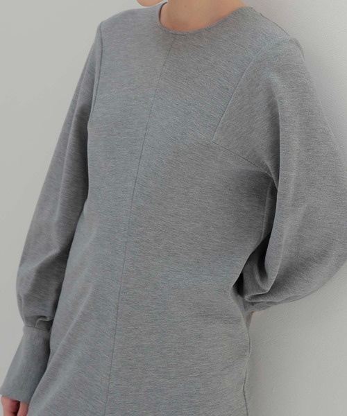 DRESSLAVE（ドレスレイブ）の「spongy jersey dress(スポンジージャージードレス)（ワンピース・レディース・ブラック/グレー・38）」の6枚目の写真