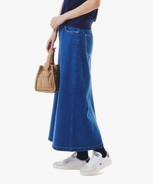 LACOSTE（ラコステ）の「プレーンデニムマキシ丈スカート（デニムスカート）」