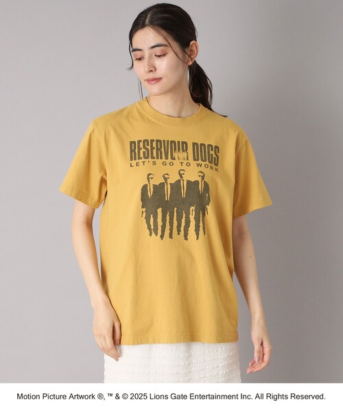 DRESSTERIOR（ドレステリア）の「◆GOOD ROCK SPEED（グッドロックスピード ）RESERVOIR DOGS イエローTシャツ（Tシャツ/カットソー・レディース・マスタード・00）」の2枚目の写真