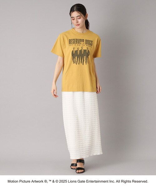 DRESSTERIOR（ドレステリア）の「◆GOOD ROCK SPEED（グッドロックスピード ）RESERVOIR DOGS イエローTシャツ（Tシャツ/カットソー・レディース・マスタード・00）」の3枚目の写真