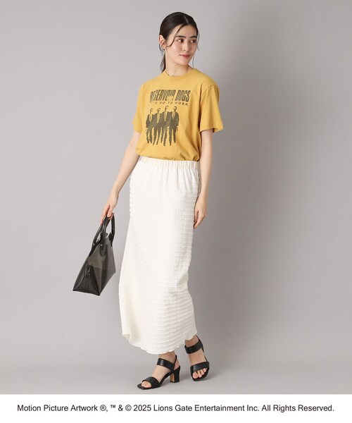 DRESSTERIOR（ドレステリア）の「◆GOOD ROCK SPEED（グッドロックスピード ）RESERVOIR DOGS イエローTシャツ（Tシャツ/カットソー・レディース・マスタード・00）」の4枚目の写真