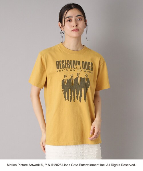 DRESSTERIOR（ドレステリア）の「◆GOOD ROCK SPEED（グッドロックスピード ）RESERVOIR DOGS イエローTシャツ（Tシャツ/カットソー・レディース・マスタード・00）」の6枚目の写真