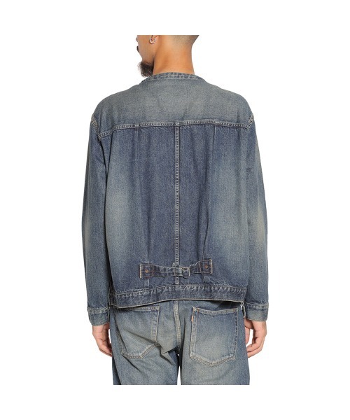 1ST TYPE NO COLLAR DENIM JACKET ＜USED＞（ノーカラージャケット