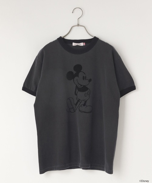 LOWRYS FARM（ローリーズファーム）の「Mickey/ringertee　251913（Tシャツ/カットソー・レディース・ブルー/ブラック・FREE）」の2枚目の写真