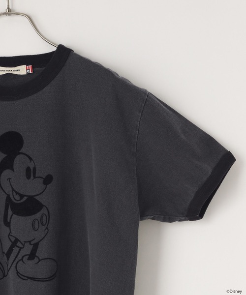 LOWRYS FARM（ローリーズファーム）の「Mickey/ringertee　251913（Tシャツ/カットソー・レディース・ブルー/ブラック・FREE）」の5枚目の写真