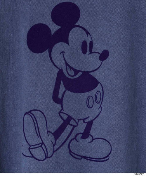LOWRYS FARM（ローリーズファーム）の「Mickey/ringertee　251913（Tシャツ/カットソー・レディース・ブルー/ブラック・FREE）」の8枚目の写真