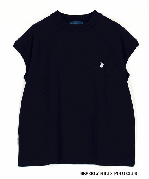 Grand PARK（グランドパーク）の「【BEVERLY HILLS POLO CLUB 】グランドパーク別注 モックネックラグラン プルオーバー（その他トップス・レディース・ホワイト/スミクロ/ネイビー/グレー×ホワイト・FREE）」の4枚目の写真