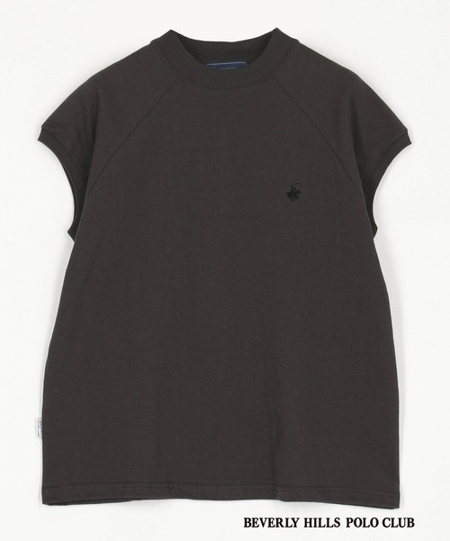 Grand PARK（グランドパーク）の「【BEVERLY HILLS POLO CLUB 】グランドパーク別注 モックネックラグラン プルオーバー（その他トップス・レディース・ホワイト/スミクロ/ネイビー/グレー×ホワイト・FREE）」の2枚目の写真