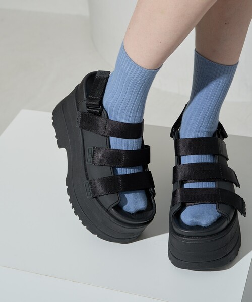 y♡出品　　UGG GOLDENRISE 黒 UGG W GOLDENRISE Black 1167431-BLK Sandals Women's Size | eBay