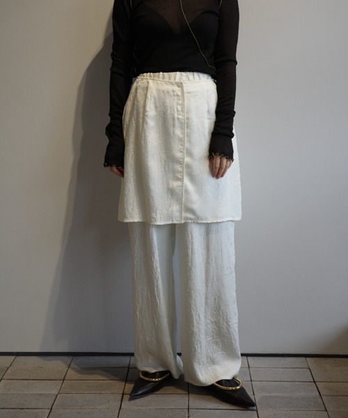 MANOF WASHER LAYER PANTS 白　Мサイズ セール】WASHER LAYER PANTS（その他パンツ）｜MANOF（マノフ