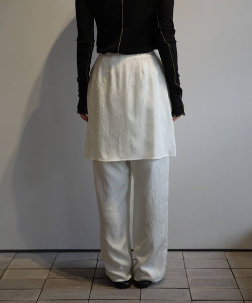 MANOF(マノフ)の「MANOF WASHER LAYER PANTS(その他パンツ・レディース・ブラック/オフホワイト・SMALL/MEDIUM)」の3枚目の写真